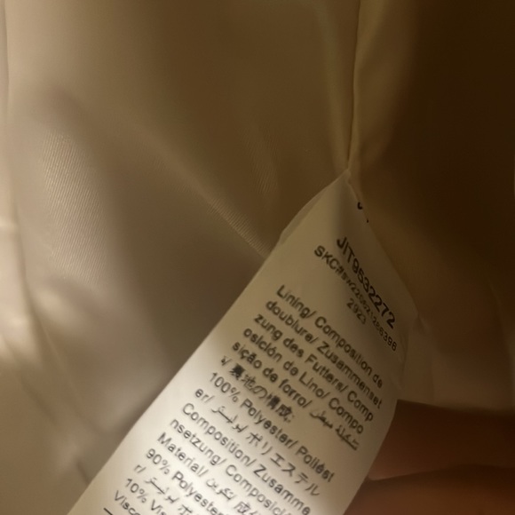 Vintage Style Butterfly Print Collarless Blazer - Picture 5 of 6